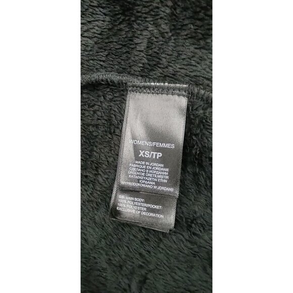The North Face Jacket Women Size XS Blsck Fleece Pockets Logo Full Zip - Picture 13 of 15